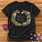 Too Much Heart. Zero Apologies. — Botanical Graphic in Black