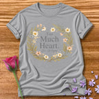 Too Much Heart. Zero Apologies. — Botanical Graphic in Sport Grey