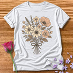 Vintage Wildflower — Botanical Floral Graphic in White