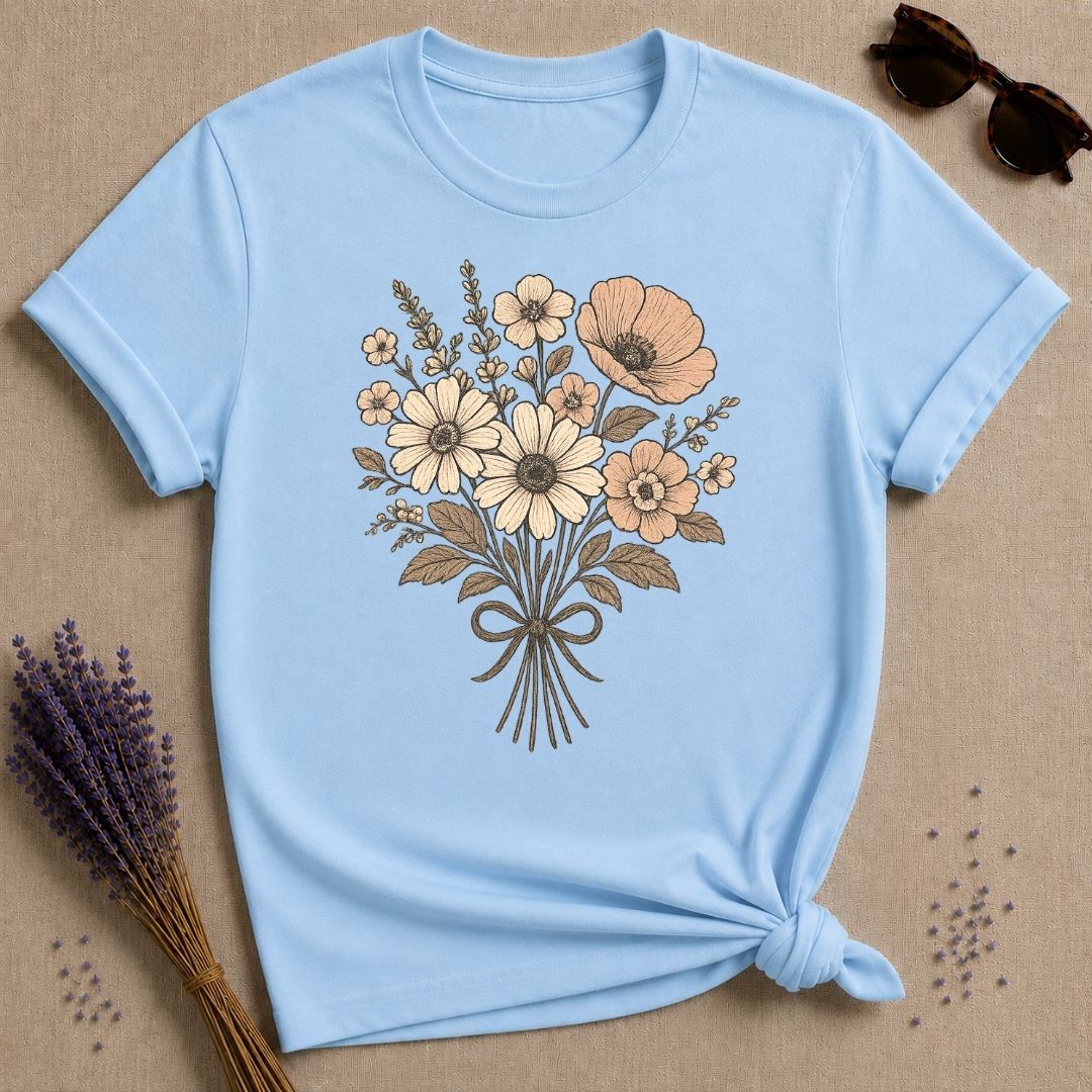 Vintage Wildflower Botanical Floral