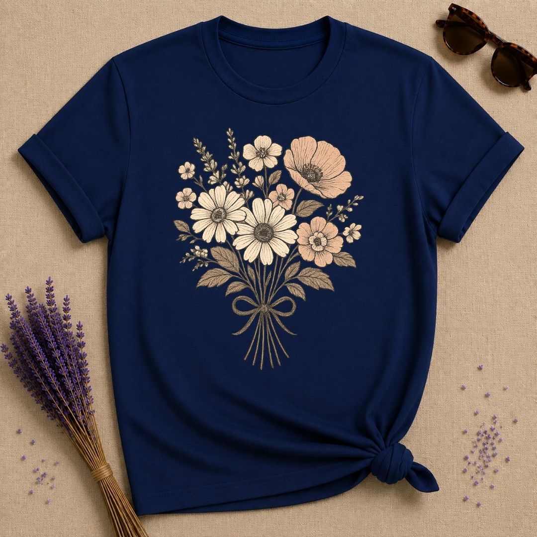 Vintage Wildflower Botanical Floral