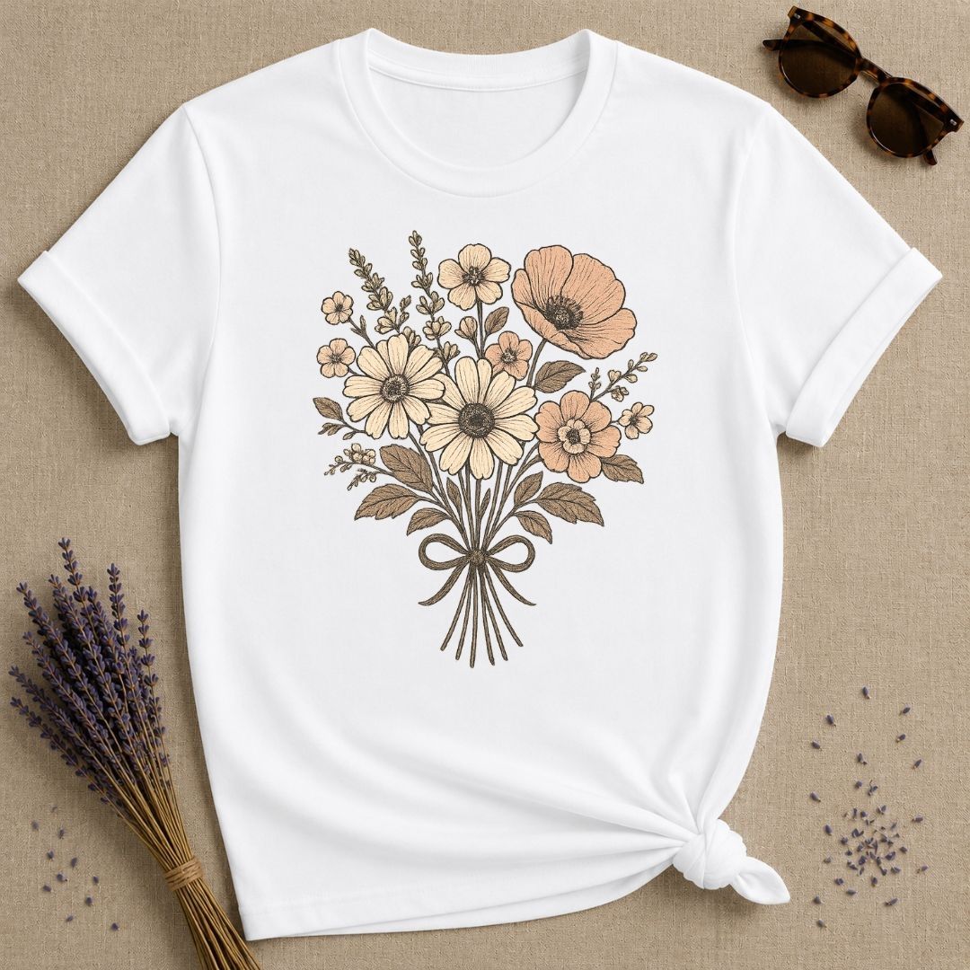 Vintage Wildflower Botanical Floral