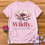 Wildly. Quietly. Entirely Myself. — Poppy Floral in Light Pink