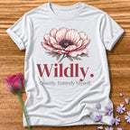 Wildly. Quietly. Entirely Myself. — Poppy Floral in White