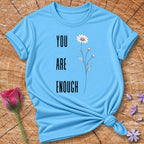 You Are Enough — Daisy Botanical Empowerment in Sky