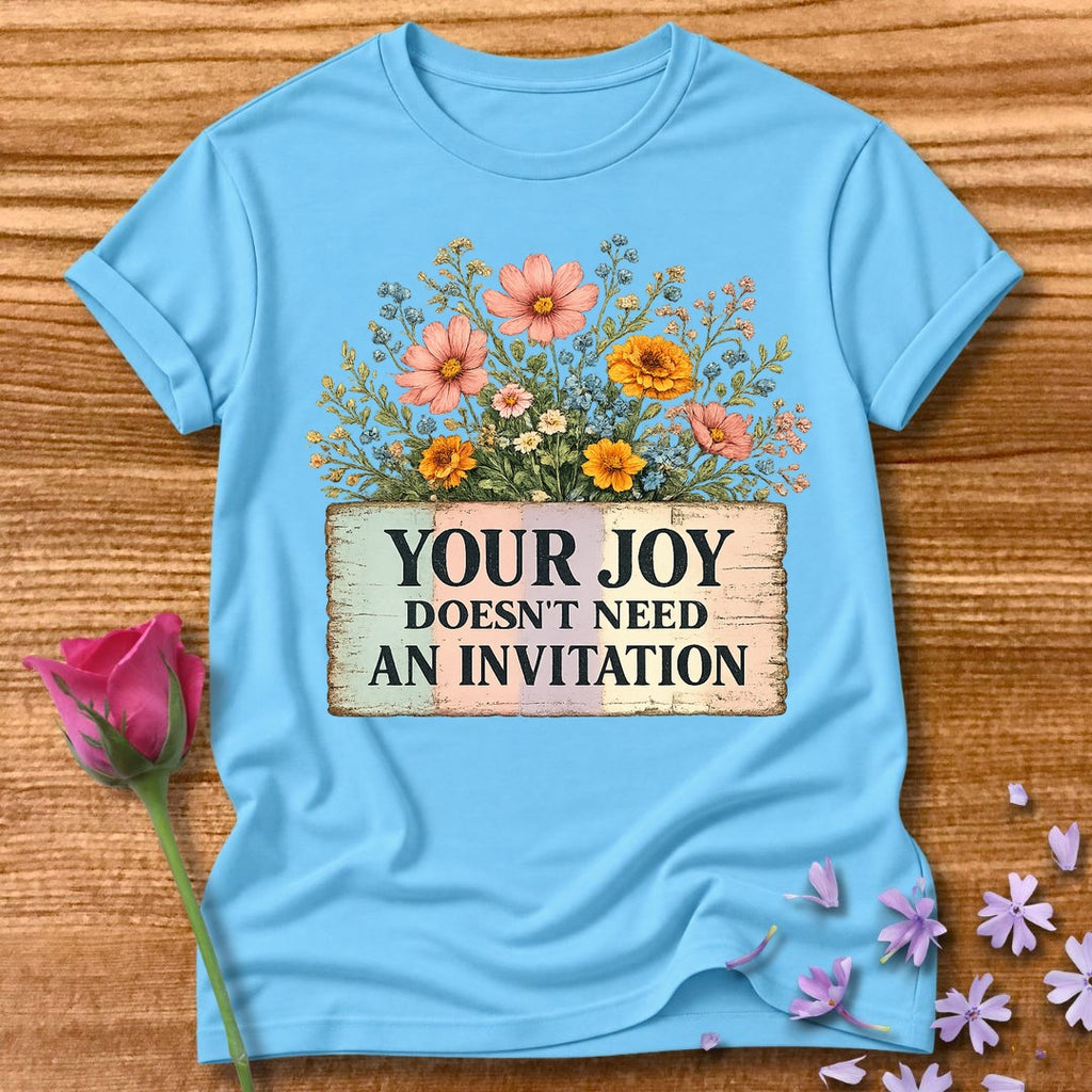 Your Joy Doesn't Need an Invitation — Wildflower Bouquet in Sky