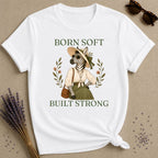 Zebra Born Soft Built Strong T-Shirt - White