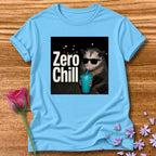 Zero Chill — Photorealistic Opossum Night Graphic in Sky