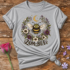 Zom-Bee Botanical T-Shirt in Sport Grey